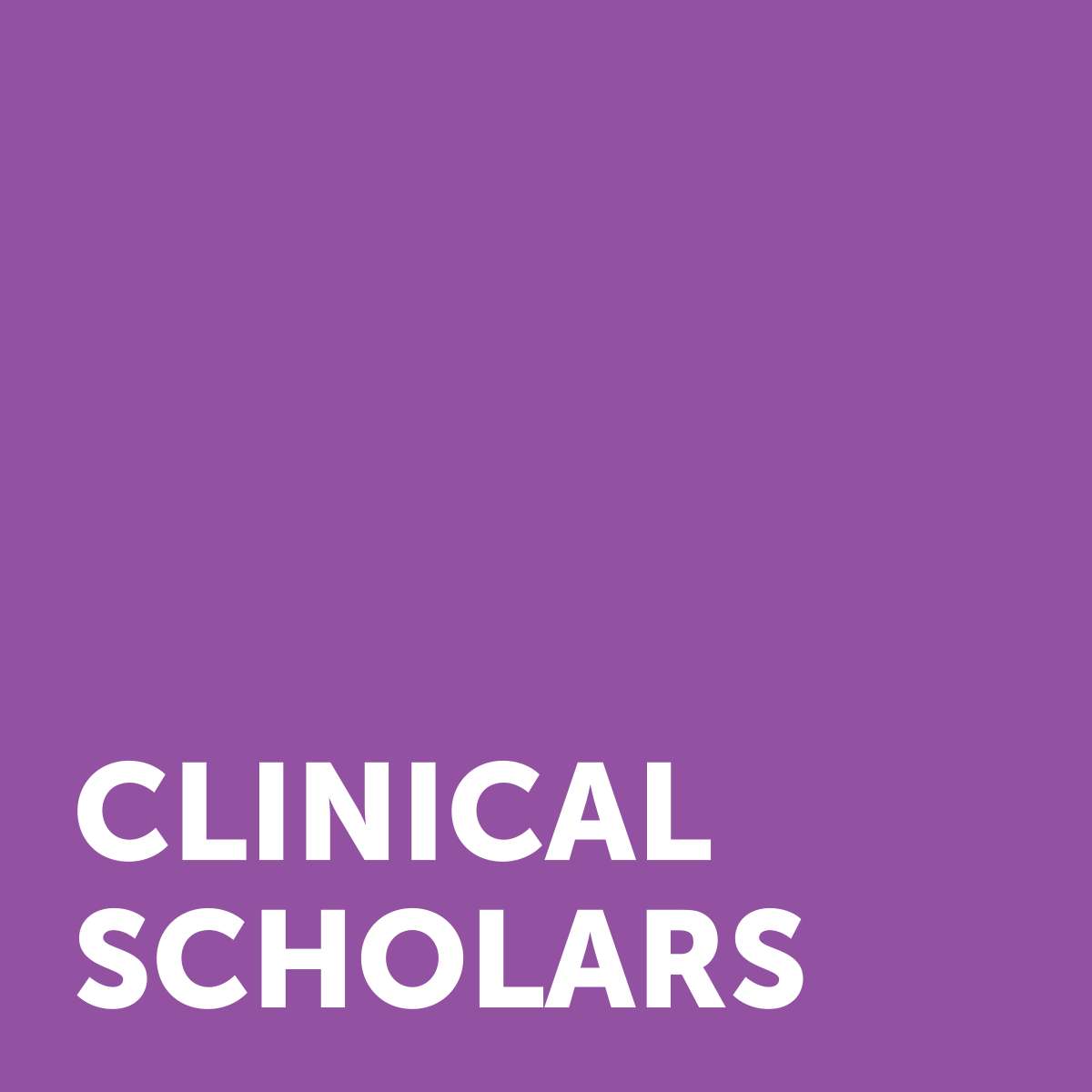 Clinical Scholars Purple logo